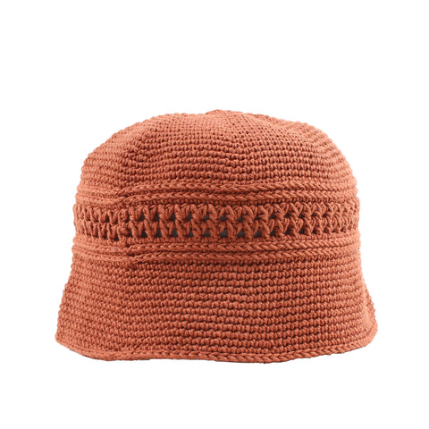Den Souvenir - Crochet Hat - Brown