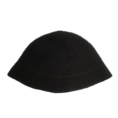 Den Souvenir - Hemp Hand Knitted Hat - Dark Ebony