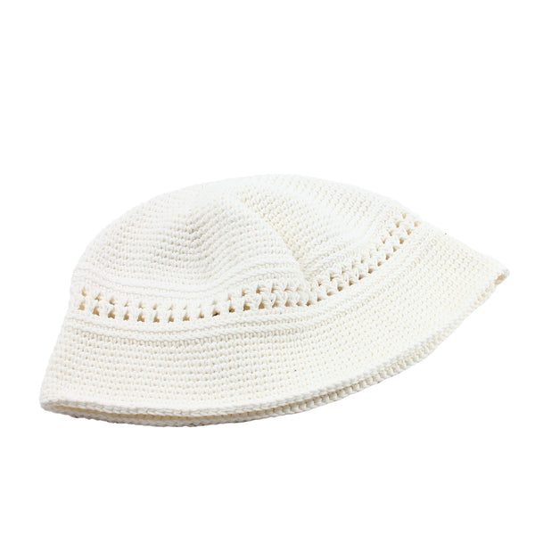 Den Souvenir - Crochet Hat - White