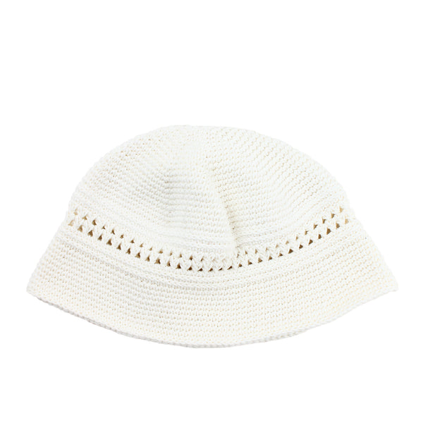 Den Souvenir - Crochet Hat - White