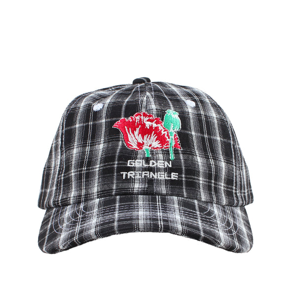 Den Souvenir - Golden Triangle Cap - Black Tartan