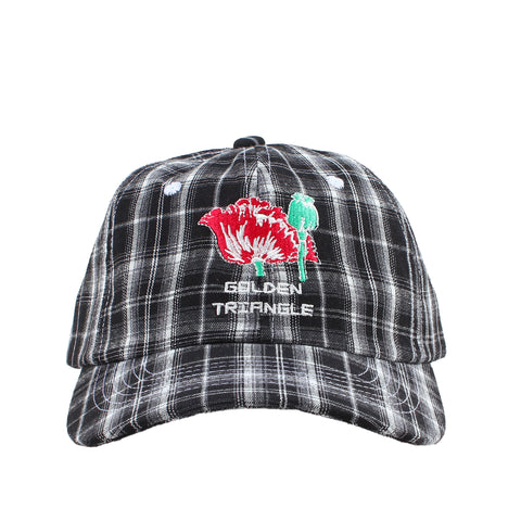 Den Souvenir - Golden Triangle Cap - Black Tartan