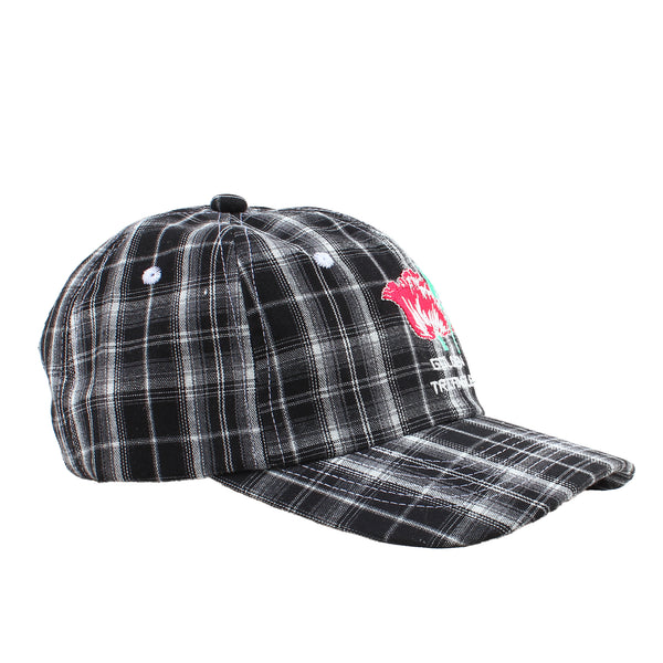 Den Souvenir - Golden Triangle Cap - Black Tartan