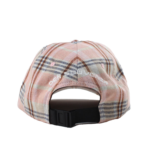 Den Souvenir - Golden Triangle Cap - Salmon Tartan