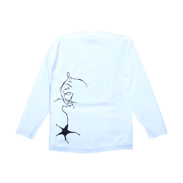 Den Souvenir - Luck Egg L/S T-shirt - White