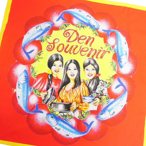 Den Souvenir - Sardine Bandana - Red