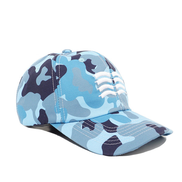 Den Souvenir - Old Logo Camo Cap - Blue