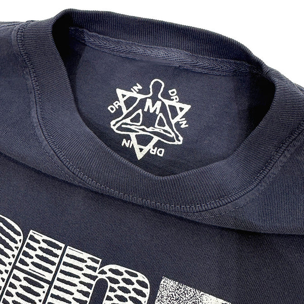 Drain - Drain Is A Magazine T-shirt - Navy