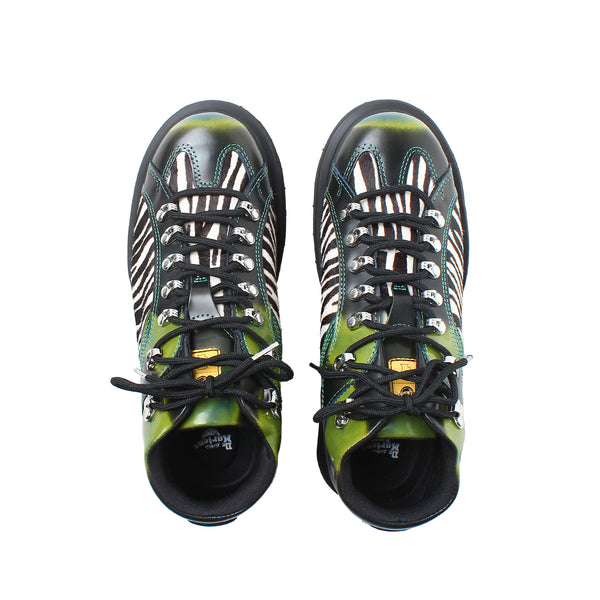 Brain Dead x Dr. Martens - Wayborne Boot - Arcadia Leather Zebra