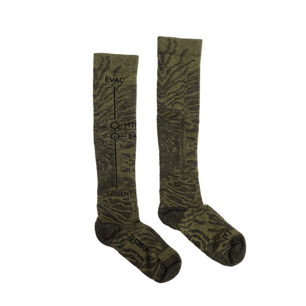 DISSENT EVAC - IQ Comfort Sock - Olive