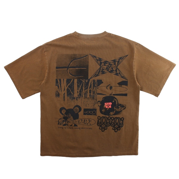 Ecstatic Research - Come Down T-Shirt - Brown