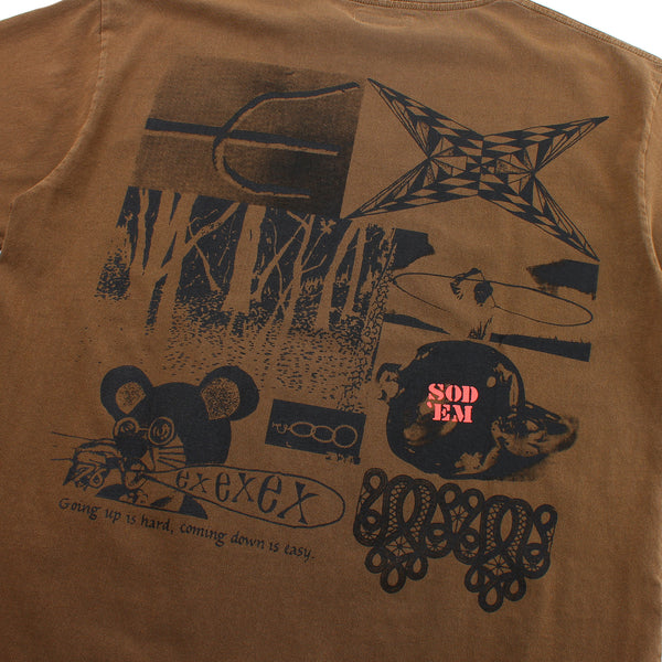 Ecstatic Research - Come Down T-Shirt - Brown