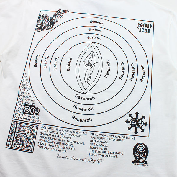 Ecstatic Research - Guide T-Shirt - White