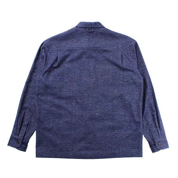 Fillosophy - Work Shirt - Navy Brushed Cotton Twill