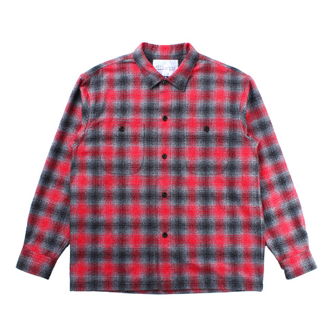 Fillosophy - Work Shirt - Black/Red Shadow Plaid