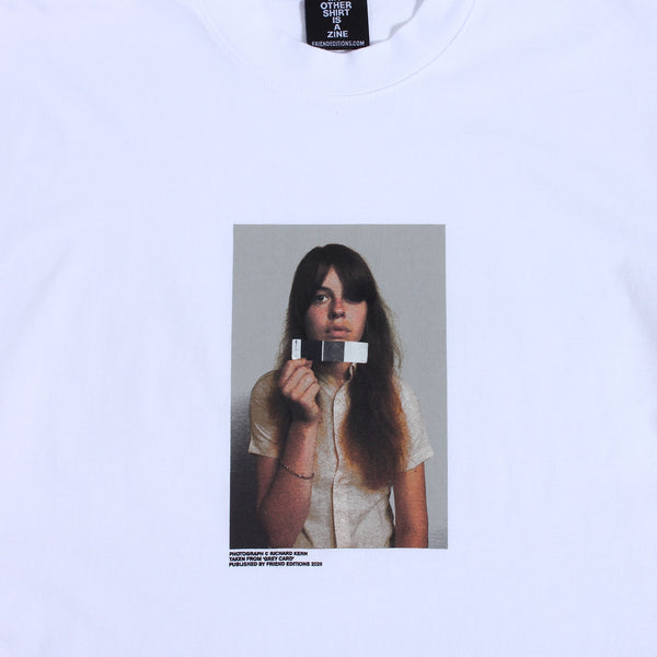 Friend Editions - Richard Kern Grey Card T-Shirt - White