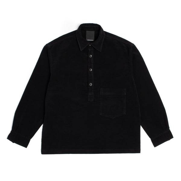 Commonside - Black Popover Shirt