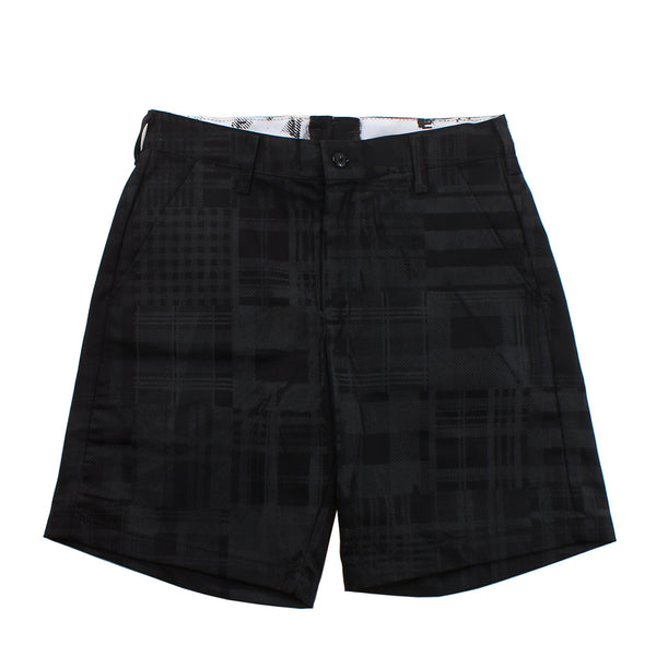 Geek Out Store - Reflective Plaid Shorts - Black - Large