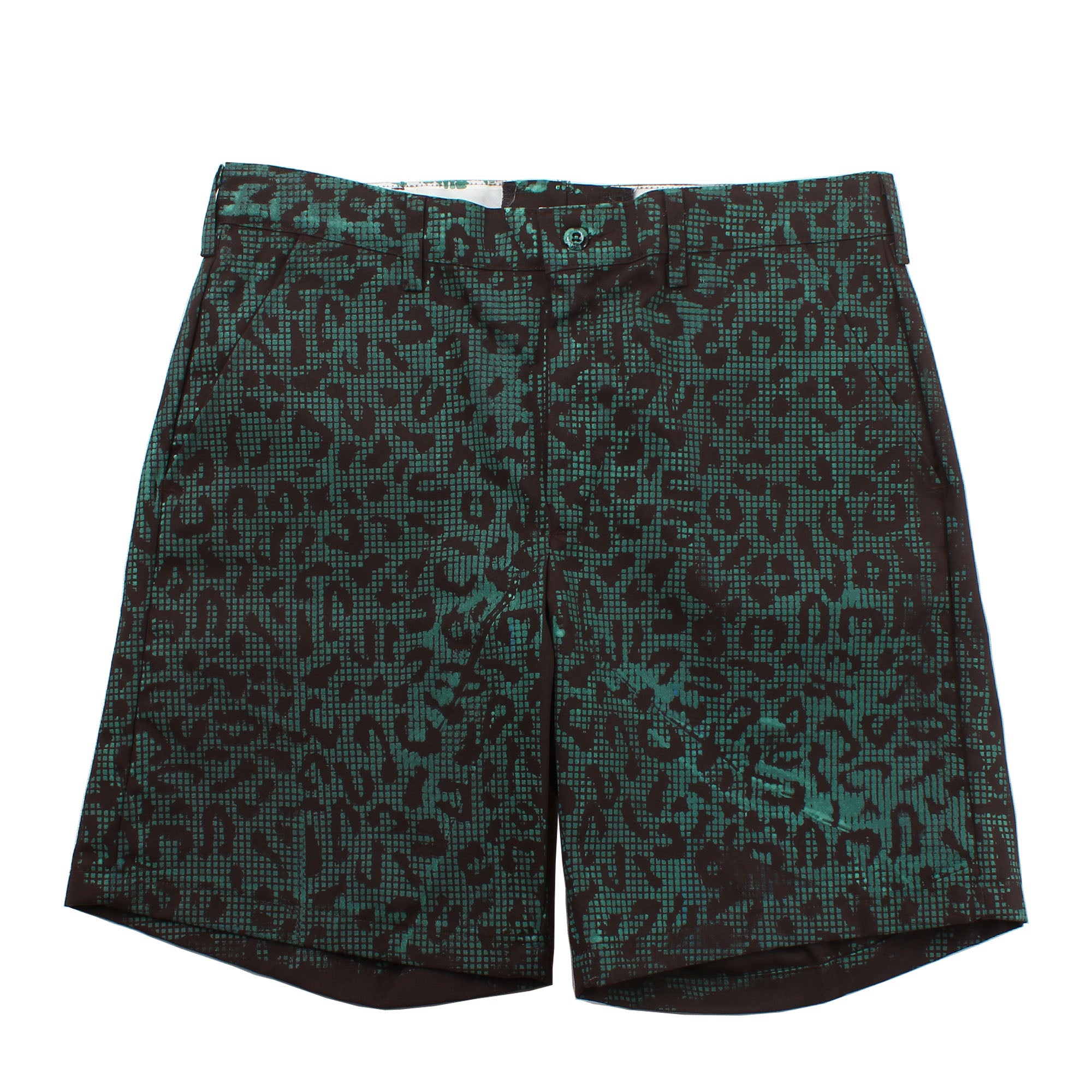 Geek Out Store - Reflective Leopard Shorts - Brown - XX-Large