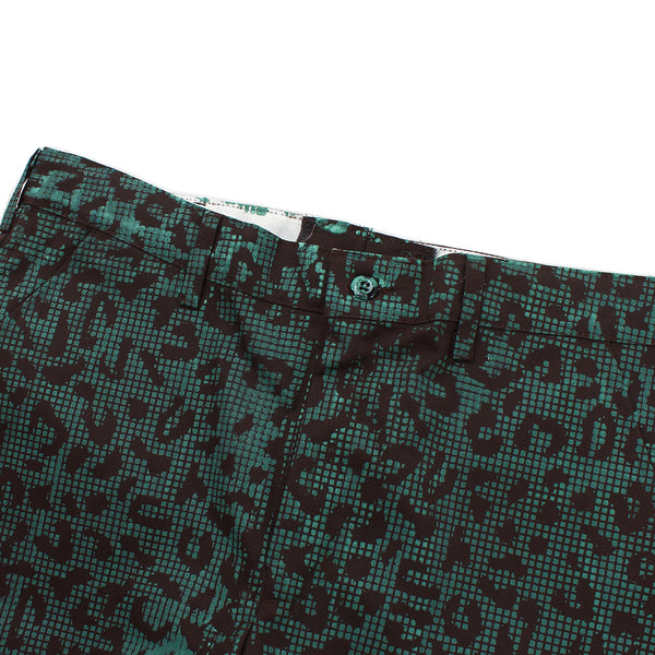 Geek Out Store - Reflective Leopard Shorts - Brown - XX-Large