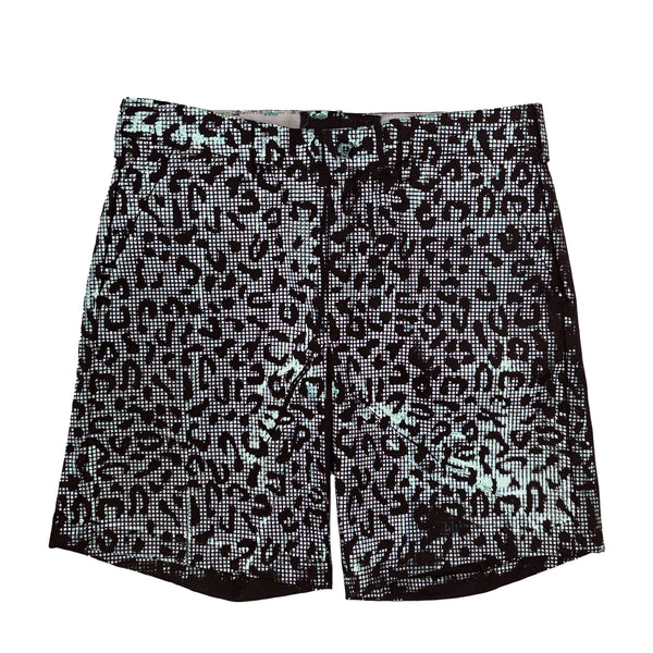 Geek Out Store - Reflective Leopard Shorts - Brown - XX-Large