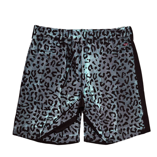 Geek Out Store - Reflective Leopard Shorts - Brown - XX-Large