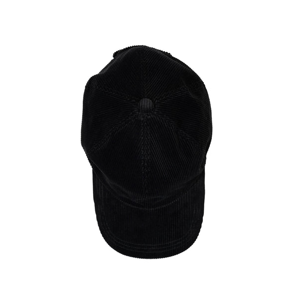 James Coward & Alterior - 6-Panel Cap - Black Italian 10 Wale Corduroy