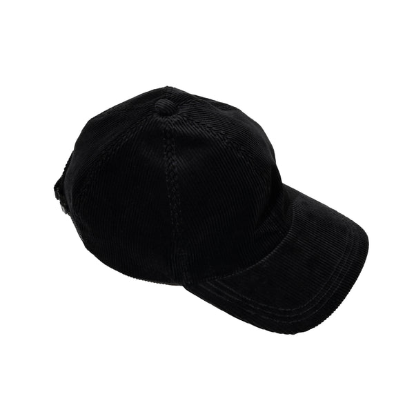James Coward & Alterior - 6-Panel Cap - Black Italian 10 Wale Corduroy