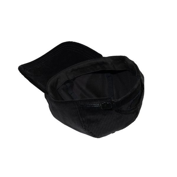 James Coward & Alterior - 6-Panel Cap - Black Italian 10 Wale Corduroy