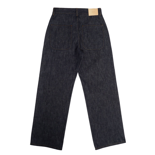 Alterior - Heavy Japanese Denim Wide Trouser - Indigo