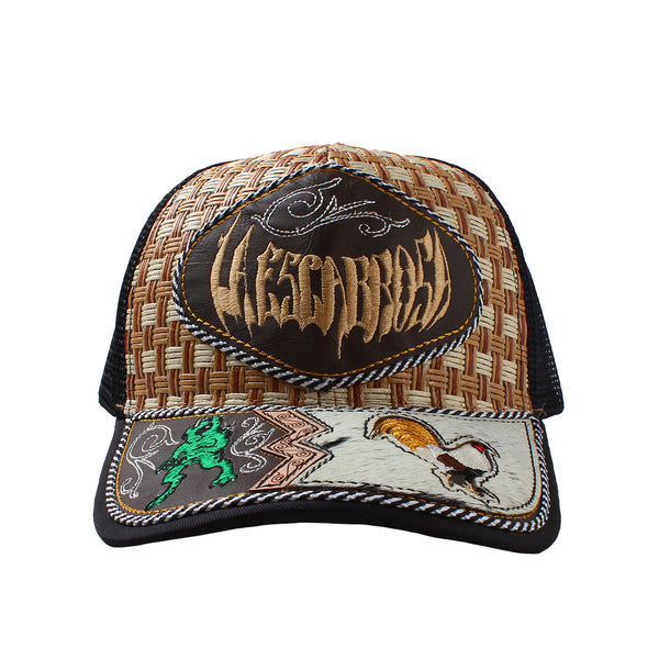 Alien Libros & Co - La Escabrosa Mesh Cap - Brown/Black