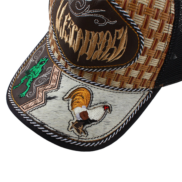 Alien Libros & Co - La Escabrosa Mesh Cap - Brown/Black