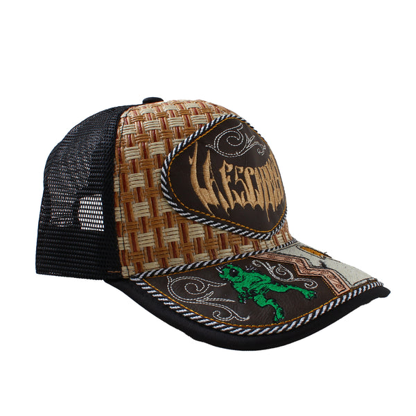 Alien Libros & Co - La Escabrosa Mesh Cap - Brown/Black