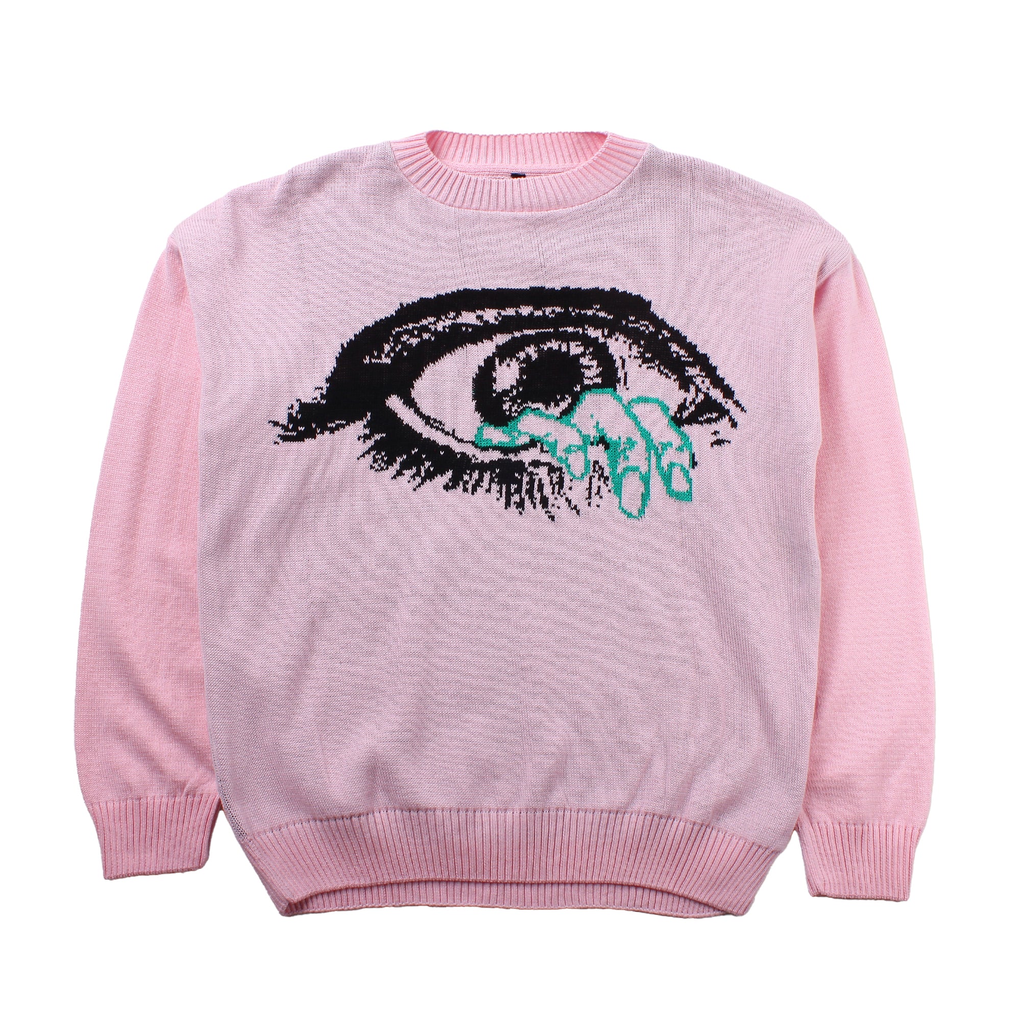 Alien Libros & Co - La Escabrosa Jacquard Sweater - Pink/Navy
