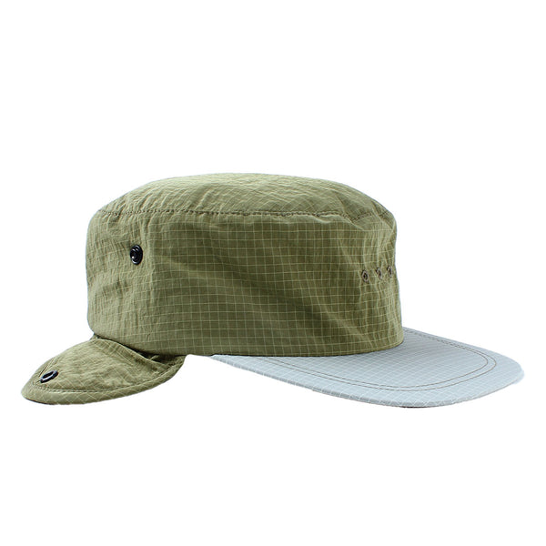 Lidairpeaks - Cylinder Flap Hat - Olive