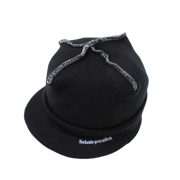 Lidairpeaks - Peak Stitch Beanie - Black