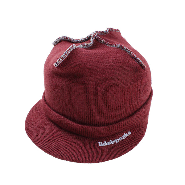 Lidairpeaks - Peak Stitch Beanie - Maroon