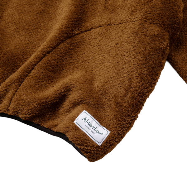 LLOYD / Alterior - Fleece Half-Zip Pullover - Shelter Brown