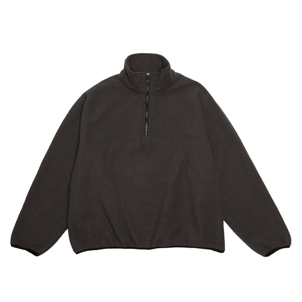 LLOYD - Fleece Half-Zip Pullover - Anthracite