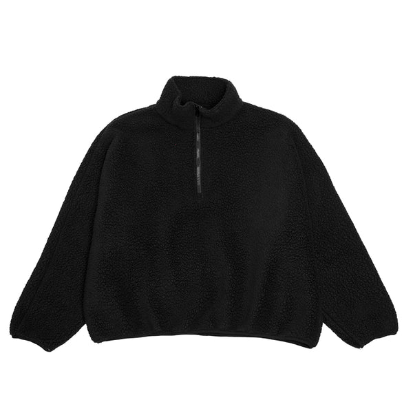 LLOYD - Fleece Half-Zip Pullover - Black/Creme/Nu Blue