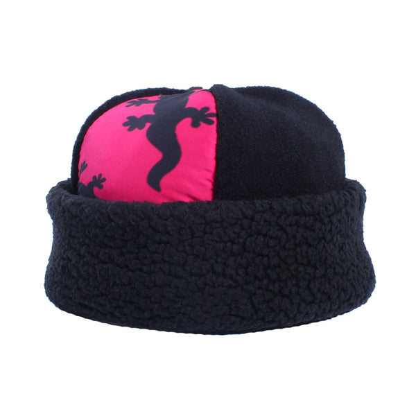 FRIENDS WITH ANIMALS / LLOYD / ALTERIOR - Toque - Black/Pink Lizard