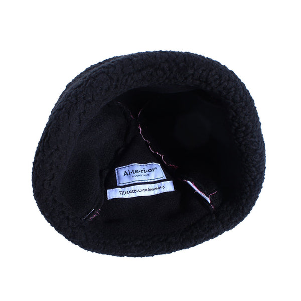 FRIENDS WITH ANIMALS / LLOYD / ALTERIOR - Toque - Black/Pink Lizard