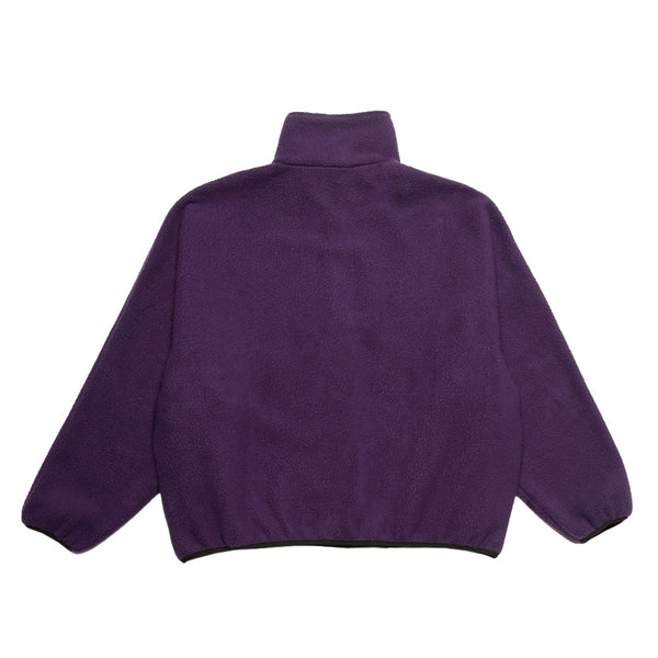 LLOYD - Fleece Half-Zip Pullover - Aubergine