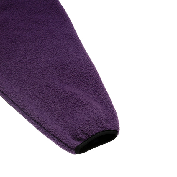 LLOYD - Fleece Half-Zip Pullover - Aubergine