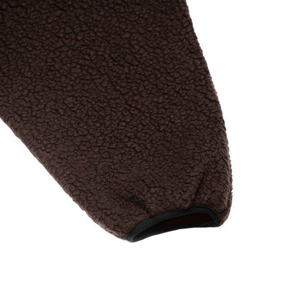 LLOYD - Fleece Half-Zip Pullover - Brown