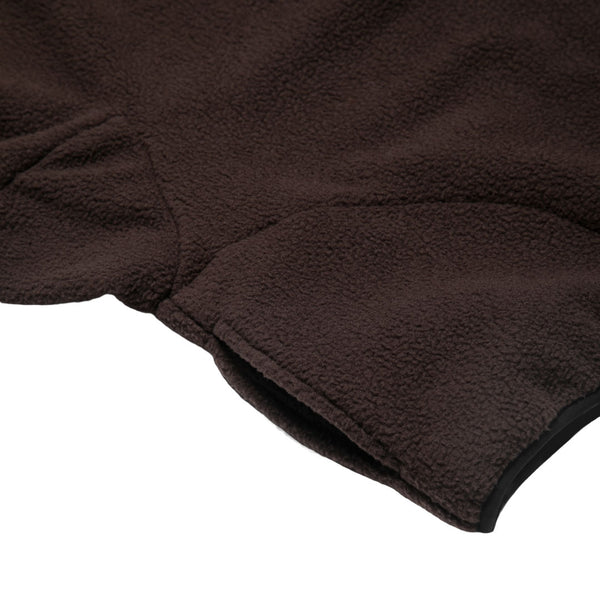 LLOYD - Fleece Half-Zip Pullover - Brown