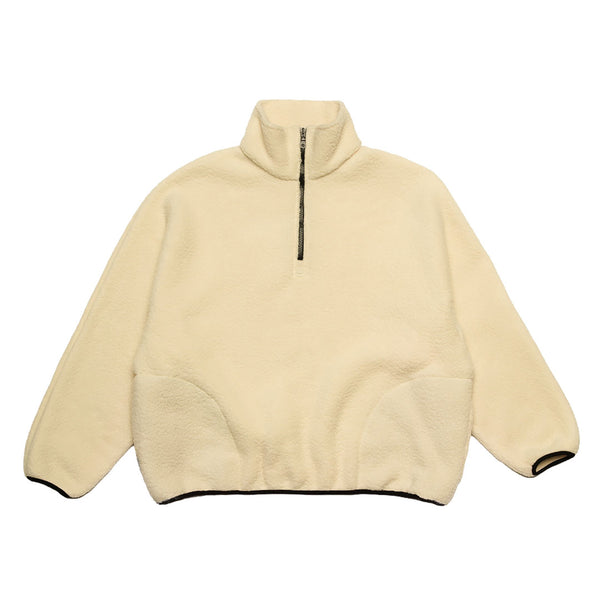 LLOYD - Fleece Half-Zip Pullover - Butter