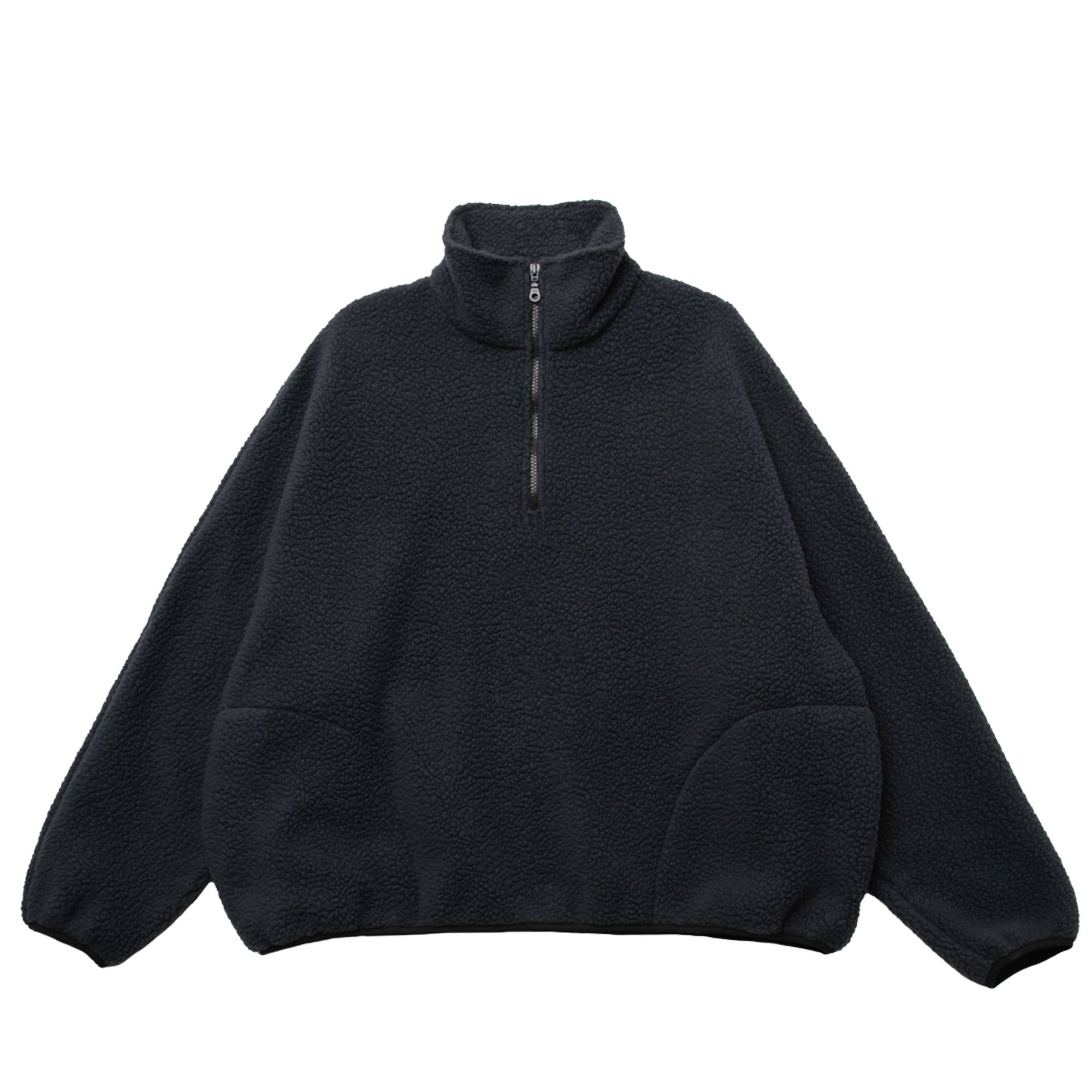 LLOYD - Fleece Half-Zip Pullover - Charcoal