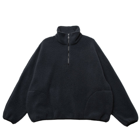 LLOYD - Fleece Half-Zip Pullover - Charcoal