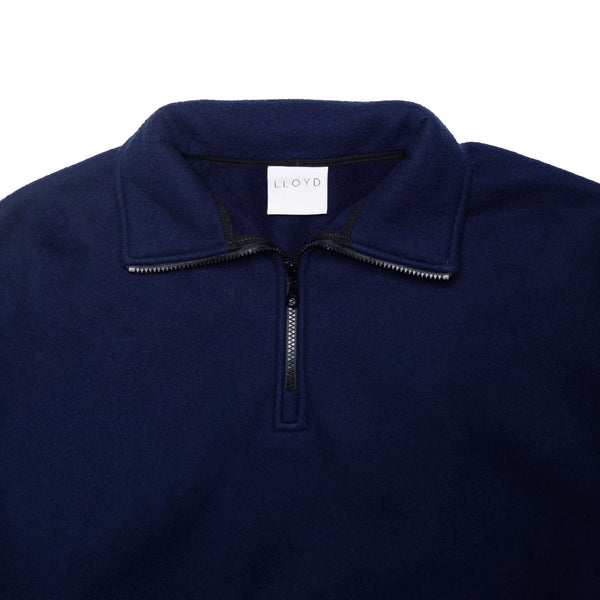 LLOYD - Fleece Half-Zip Pullover - Navy Polar